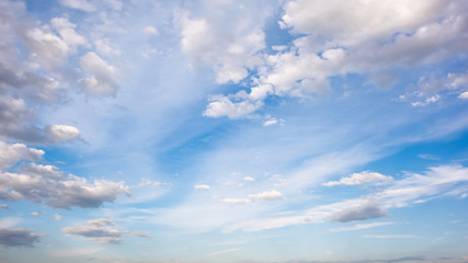 Wall Mural - Wonderful blue sky with clouds for background
