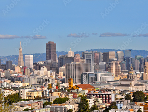 Plakat Widok San Francisco Downtown