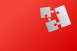 © corben_dallas - Red Background Four Puzzle. Jigsaw Puzzle.