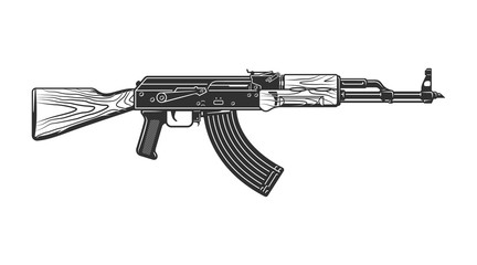 Vintage shooting gun concept