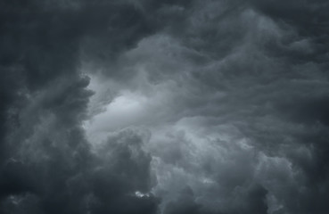 Wall Mural - Dramatic sky background with copy space