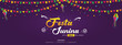 Festa Junina Brazilian festival cover banner template design
