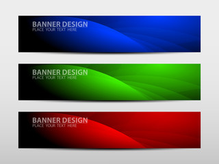 Wall Mural - banner with geometric abstract background. vector illustration