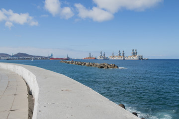 Wall Mural - Harbour in a sunny day.