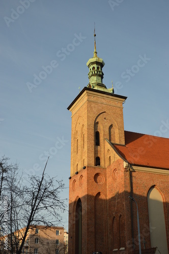 Plakat Na szlaku pomorskim -Gdańsk-Kościół Jakuba