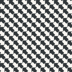 Arrow symbol seamless abstract pattern monochrome or two colors vector