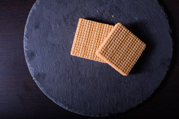 Sweet and delicious two wafers