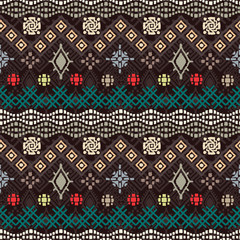 Wall Mural - Boho seamless pattern