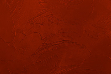 Wall Mural - red Venetian decorative plaster