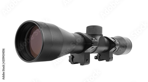 Fotomural Sniper scope on white background