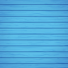 Painted Blue Wood Background Material. Textured Blue Wooden Wall Surface Board Panel