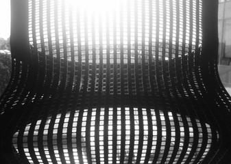 office arm-chair perforated back background