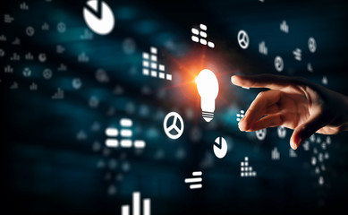 Poster - Bright idea for success