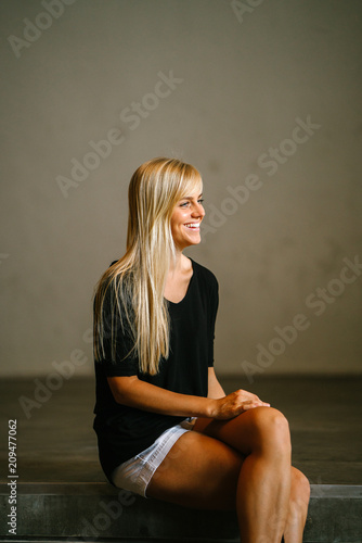 Portrait Of A Youthful And Beautiful Young German European Woman