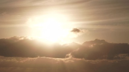 Wall Mural - Time lapse day to night of sunset cloudscape on beautiful and warm sky.