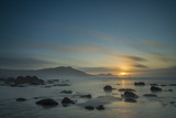 Fototapeta Zachód słońca - Vilan Cape (Camarinas, La Coruna - Spain).