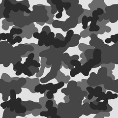 Wall Mural - Seamless camouflage pattern for textile, fabric, print