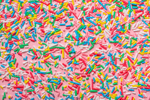 Beautiful Colorful Sprinkles Like Background, Festive Concept
