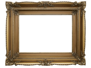 Wall Mural - Old Brown Picture Frame