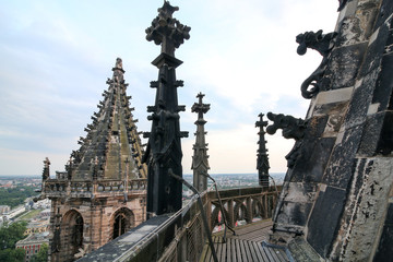 Magdeburger Dom, Aussicht von einem der beiden Türme