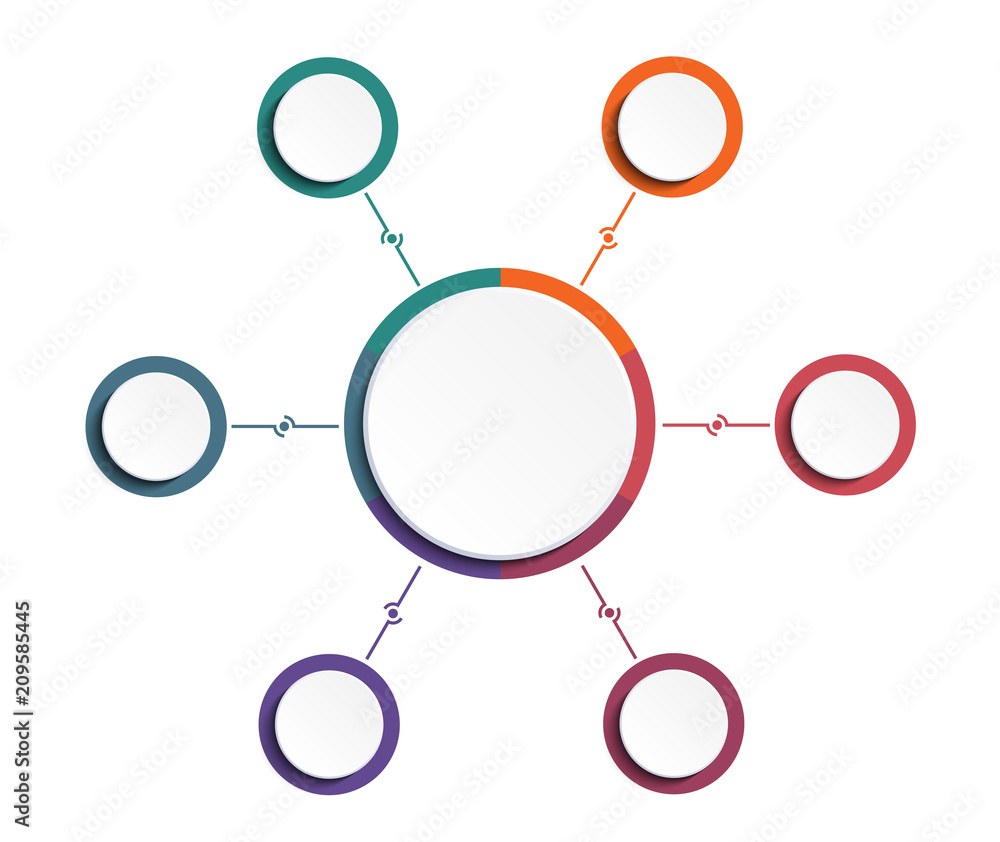 Template. Area chart. Diagram data Elements For infographics 6 position.
