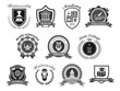 Vector icons set for college or state university