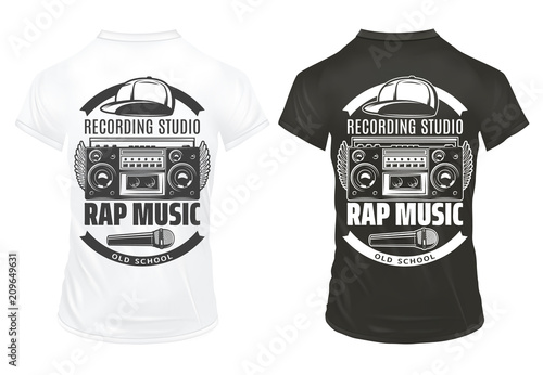 Vintage Rap Music Prints Template