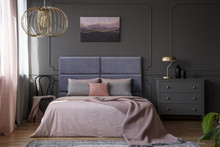 Elegant Pastel Bedroom Interior