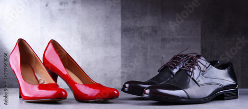 Fotografía Composition with two pairs of shoes