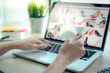 © godshutter - Business Woman use Credit Card to  Shopping Online with Computer Laptop