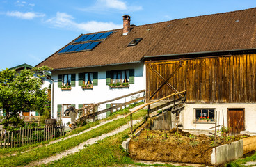 Poster - old bavarian farmhouse