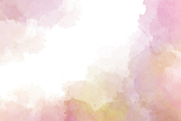 Wall Mural - pink watercolor abstract background