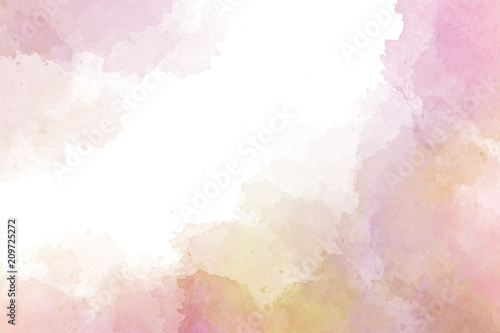 Pink watercolor abstract background