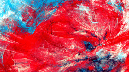 artistic color motion composition. abstract beautiful red and blue background. modern futuristic coo