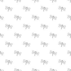 Wall Mural - Dragonfly pattern vector seamless repeating for any web design