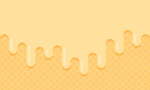 Sweet Ice Cream Texture Background Pattern Wallpaper.  Image