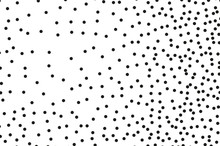  Splatter Background. Black Glitter Blow Explosion And Splats On White. Black Ink Blow. Random Polka Dot Vector Illustration
