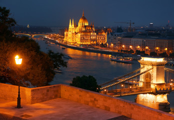 Wall Mural - Cityscape image of Budapest, capital city of Hungary, Europe