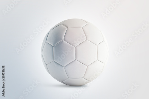 Download Blank White Soccer Ball Mock Up Front View 3d Rendering Empty Football Sphere Mockup Isolated Clear Sport Bal For Playing On The Clean Field Template Stock Photo Adobe Stock