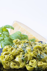 Canvas Print - pasta tortellini prepared, pasta diet and mediterranean food