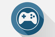 © Gabrieuskal - Icono azul de videojuegos.