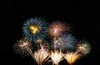 © Hide_Studio - Abstract colourful  firework background