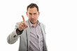 © Catalin Pop - Portrait of business man showing denial gesture