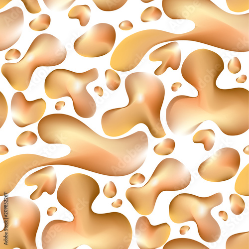 Abstract liquid gold vector...
