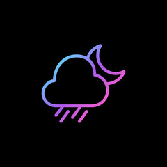 Sticker - Rainy Night