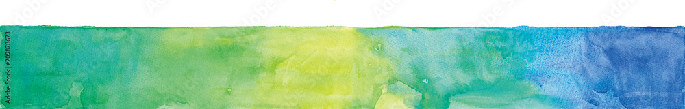 グリーンカラーベルトの水彩テクスチャ abstract texture - obrazy, fototapety, plakaty 