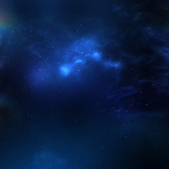 Wall Mural - abstract beautiful galaxy background