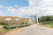 Bridge Over The Orange River Between Sterkspruit And Zastron