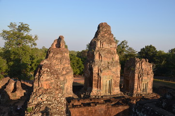 Canvas Print - ancient asia angkor cambodia temple stone