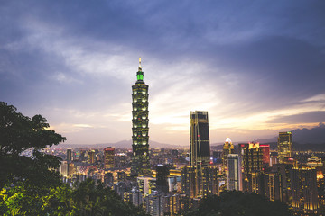 Canvas Print - 台湾 台北の都市風景